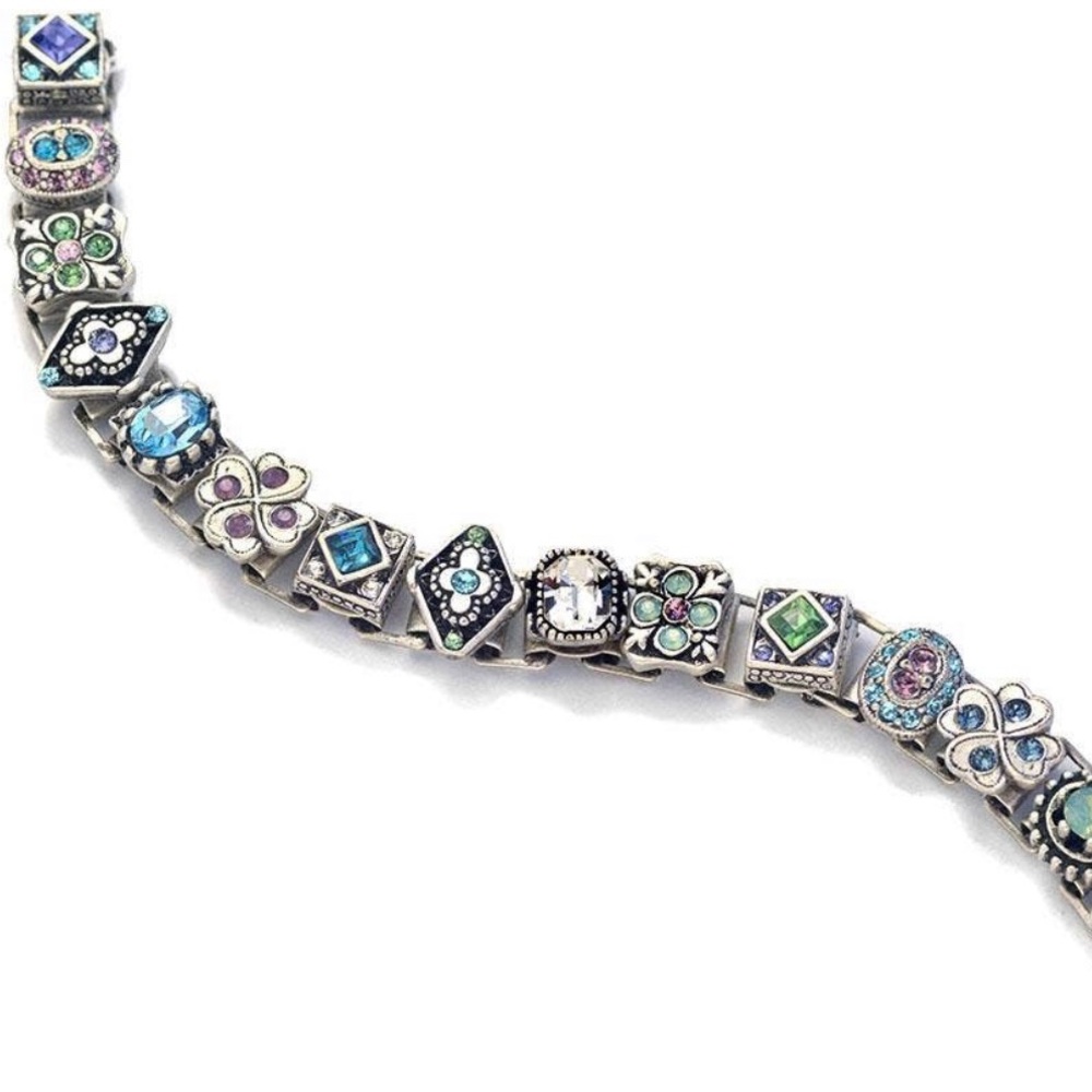 Etheria Silver Statement Bracelet